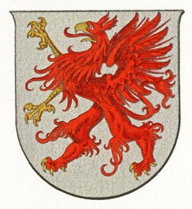 Armoiries de Poméranie, vers 1898 - German School