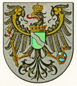 Armoiries de la Province du Rhin (Provinz Rheinland), vers 1898 - German School