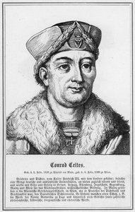 Conrad Celtes (gravure) - German School