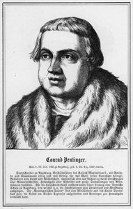 Conrad Peutinger (gravure) - German School