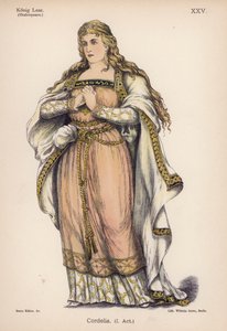 Cordelia, du Roi Lear de Shakespeare - German School