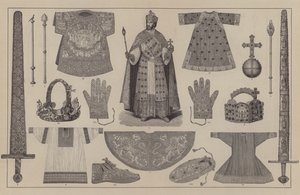 Costume de couronnement et regalia de l