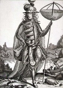 Costume pour un pêcheur, publié par Gerard Valck vers 1690