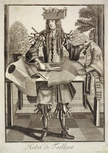 Costume pour un tailleur, pub. par Gerard Valck c.1690 - German School