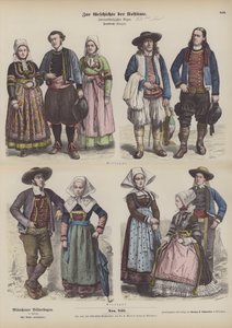 Costumes de Bretagne, fin du XIXe siècle - German School