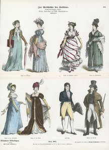 Costumes des années 1800 - German School