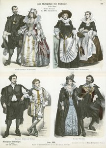 Costumes des Pays-Bas, début du XVIIe siècle - German School
