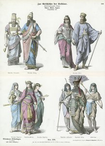 Costumes des anciens Assyriens, Mèdes et Égyptiens - German School