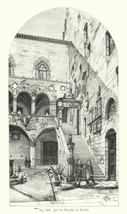 Cour du Bargello, Florence, Italie - German School
