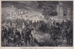 Le Prince héritier Frédéric de Prusse à la bataille de Woerth, France, Guerre franco-prussienne - German School