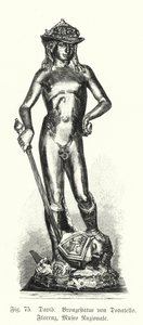 David, statue en bronze par Donatello - German School