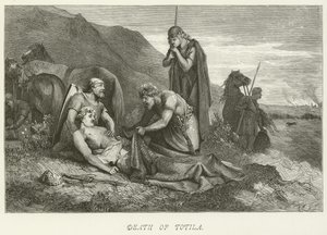 Mort de Totila - German School