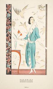 Der Brief, manteau-robe par Kurnen, de Styl, pub.1922 - German School