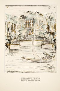 Der Garten Yrgill, tiré de Styl, publié en 1922 (impression sur pochoir) - German School