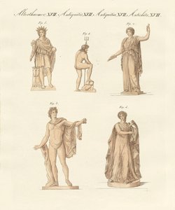 Divinités des Grecs et des Romains - German School
