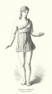 Fille dorienne de la Grèce antique, gagnante d