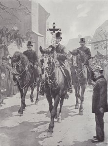 Coutumes de Pâques, Saxe - German School