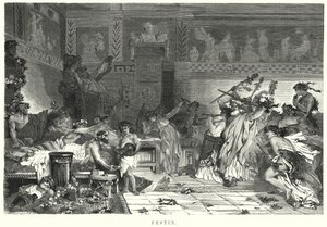 Divertissement après le repas lors d