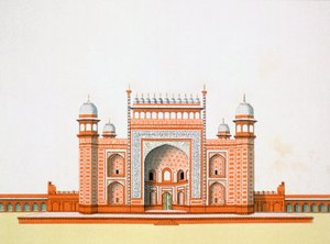 Entrée du Taj Mahal - German School