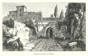 Entrée du Tombeau des Scipions, Rome
