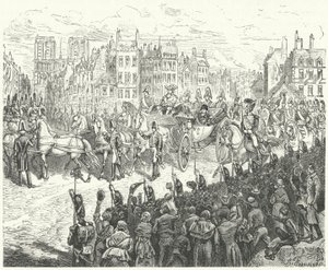 Entrée du roi Louis XVIII à Paris, 1814 - German School