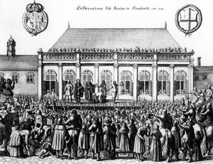 Exécution de Charles Ier (1600-49) à Whitehall, le 30 janvier 1649