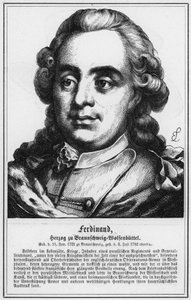 Ferdinand, duc de Brunswick-Wolfenbüttel (gravure)