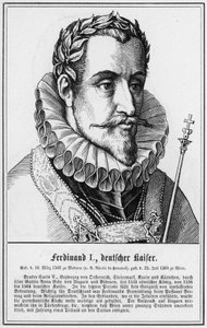 Ferdinand I, empereur allemand (gravure) - German School
