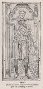 Flavius Aetius, général romain (gravure)