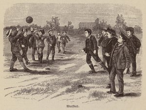 Football (gravure) - German School