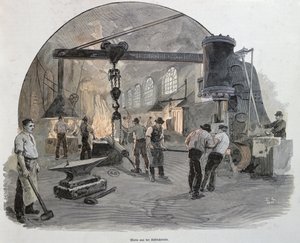 Forges aux Ateliers Impériaux de Kiel - German School