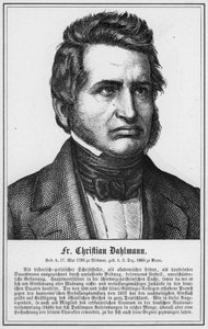 Fr Christian Dahlmann (gravure) - German School