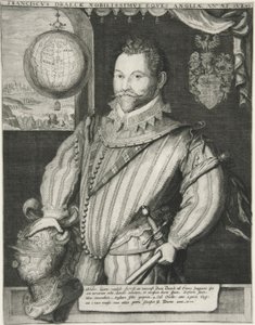 Francis Drake, pub. XIXe siècle - German School