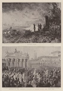 Guerre franco-prussienne (lithographie) - German School