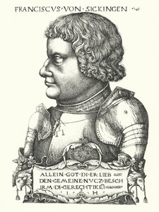 Franz von Sickingen, chevalier allemand de la période de la Réforme