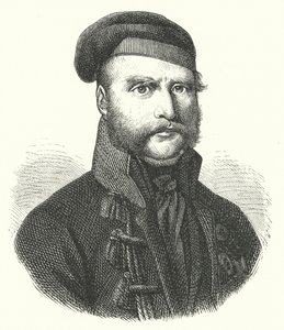 Frédéric-Guillaume, duc de Brunswick-Wolfenbüttel, soldat allemand qui a dirigé les Brunswickois noirs contre les Français pendant leur occupation de l