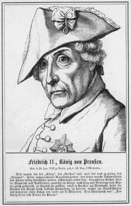 Friedrich II, Roi de Prusse - German School