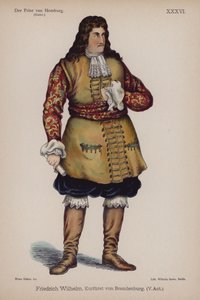 Friedrich Wilhelm, Duc de Brandebourg, de Der Prinz von Homburg par Heinrich von Kleist - German School