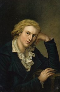 Friedrich von Schiller (1759-1805), poète, philosophe, historien et dramaturge allemand (chromolitho)