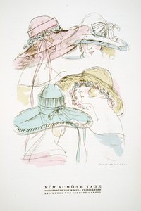 "Fur Schone Tage", publicité pour les chapeaux d