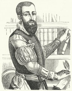 Garcilaso de la Vega, poète et soldat espagnol (gravure) - German School