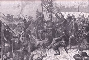 Le général von Budretzky menant l