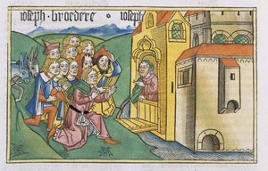 Genèse 42 1-5 Les frères de Joseph arrivent en Égypte, de la 