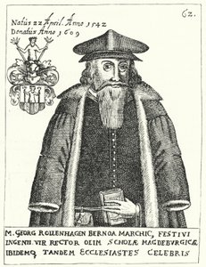 Georg Rollenhagen, dramaturge allemand (gravure) - German School
