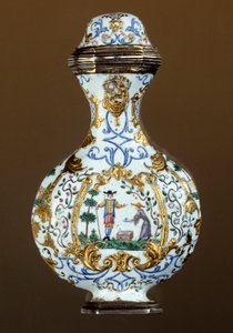 Art allemand : Flacon de parfum du XVIIIe siècle - German School