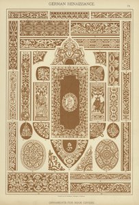 Renaissance allemande, ornements pour couvertures de livres - German School