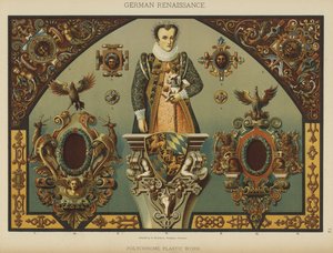 Renaissance allemande, œuvre plastique polychrome