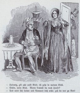 Caricature allemande sur l