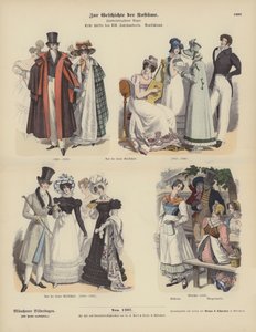 Costumes allemands, première moitié du 19ème siècle - German School