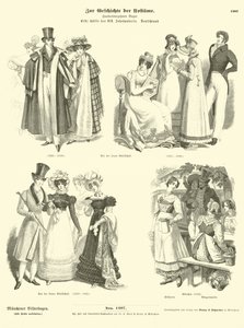 Costumes allemands, première moitié du 19e siècle - German School